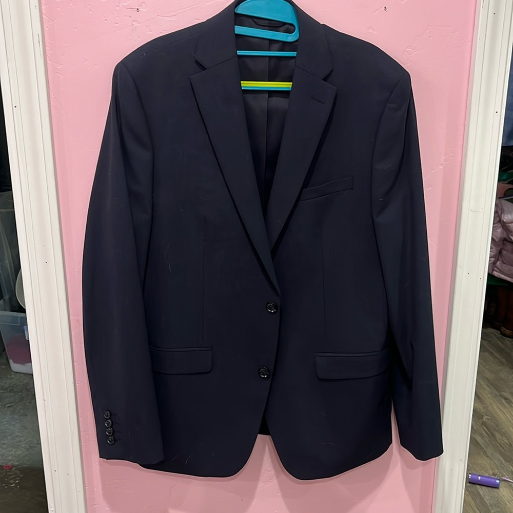 Dark Blue men’s Bar III jacket! Lightly worn in perfect condition.